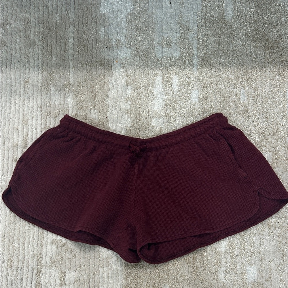 Women’s Burgundy Shorts